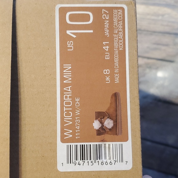 AUTHENTIC UGG VICTORIA MINI WOMEN'S 10  NEW W/ BOX Cognac - Picture 13 of 13